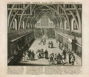 Westminster Hall, le premier jour du trimestre, un poème satirique - English School