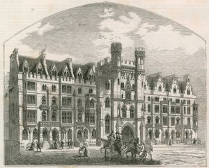 Améliorations de Westminster - Nouvelles maisons dans le Broad Sanctuary - English School
