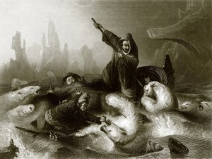 Baleiniers attaqués par des ours - English School