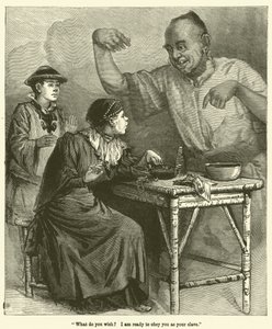 "Que souhaitez-vous ? Je suis prêt à vous obéir comme votre esclave" - English School