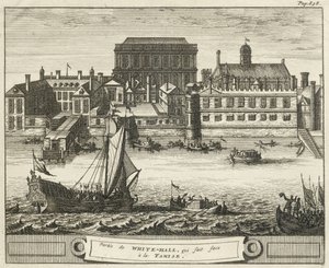 Whitehall, Westminster, Londres, Royaume-Uni (gravure) - English School