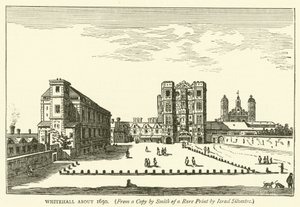 Whitehall vers 1650, d