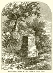 Pierre de Whittington en 1820 - English School