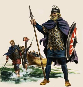 Qui était le roi saxon qui a organisé une flotte pour faire face à la menace des raiders vikings sur les côtes britanniques - English School
