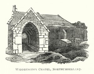 Chapelle de Widdrington, Northumberland (gravure)