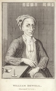 William Dewell, exécuté en novembre 1740 - English School