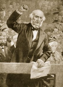 William Gladstone parlant lors d
