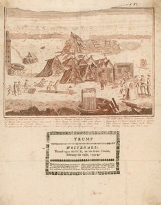 Souvenir de la foire sur la glace de William Hogarth - English School