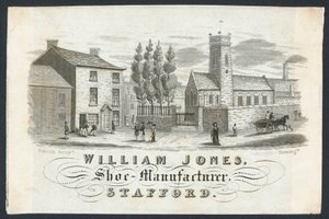 William Jones, fabricant de chaussures, carte de visite - English School