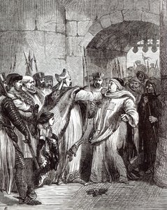 William Longchamp (d.1197) et Hugh de Pudsey (1125-95) - English School