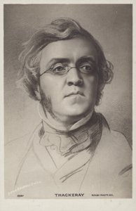William Makepeace Thackeray (1811-1863), romancier anglais (lithographie)