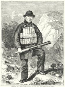 William Rowlands, le barreur du canot de sauvetage de Holyhead - English School