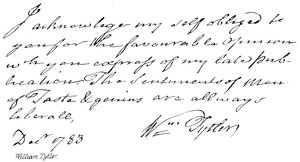 William Tytler - English School
