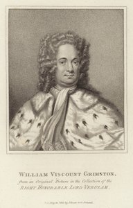 William Vicomte Grimston - English School