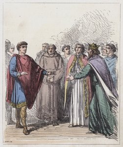 Guillaume de Normandie et Édouard le Confesseur - English School