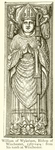 William de Wykeham, évêque de Winchester, 1367-1404 - English School