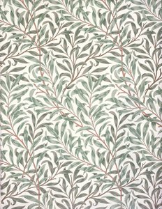 Willow Bough, design de papier peint, 1874 - English School