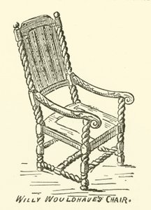 La chaise de Willy Wouldhave (gravure) - English School