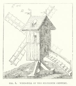 Moulin à vent du XVIe siècle - English School