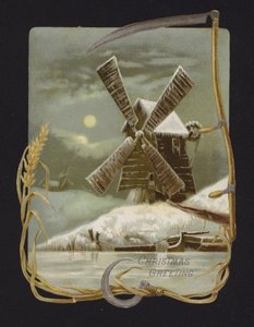 Moulin à vent dans la neige - English School