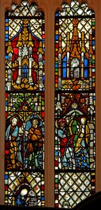 Fenêtre Ew représentant Saint Pierre et Saint Paul; l