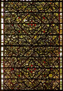 Fenêtre des Cinq-Sœurs représentant des grisaille - English School