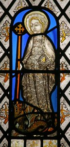 Fenêtre Na représentant Sainte Marguerite