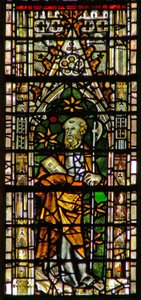 Fenêtre c6 représentant Saint Matthias - English School