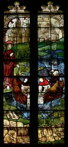 Fenêtre représentant le Christ et les pêcheurs - English School