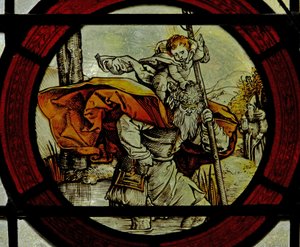 Fenêtre représentant Saint Christophe