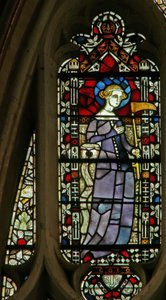 Vitrail représentant Sainte Sidwell