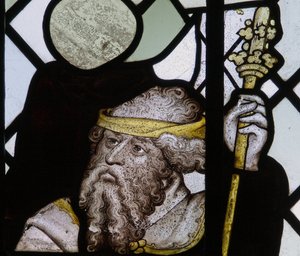 Fenêtre représentant un détail de la fenêtre de Saint Christophe