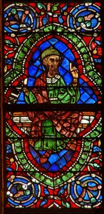 Fenêtre représentant une figure généalogique : Jonan - English School