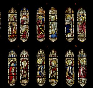 Fenêtre représentant des saints - English School