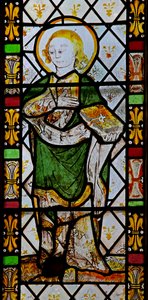 Fenêtre n3 représentant Saint Jean à la Crucifixion - English School