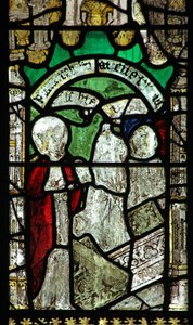 Fenêtre n°6 représentant Saint Georges : la Vierge Marie le ressuscite - English School
