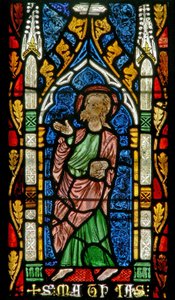 Fenêtre s3 représentant Saint Matthieu