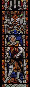 Fenêtre s4 représentant Gilbert II de Clare - English School