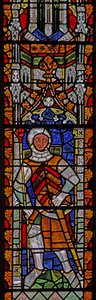 Fenêtre s4 représentant William Lord de la Zouche - English School