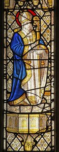 Fenêtre représentant Saint Germain (Germanus ?) - English School