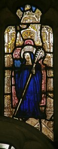 Fenêtre s7 représentant Sainte Etheldreda?