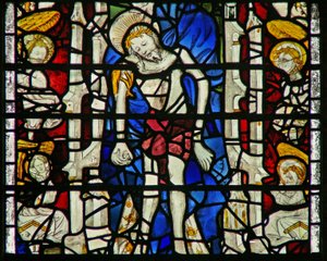Fenêtre w12 représentant le Corpus Christi - English School