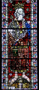Fenêtre w4 représentant Saint Édouard le Confesseur - English School
