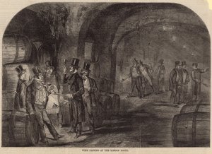Dégustation de vin aux docks de Londres - English School