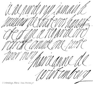 Maria Anne de Wurtemberg - English School