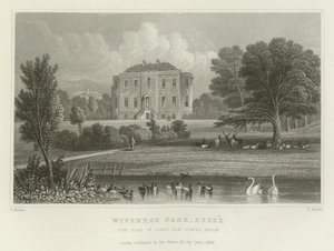 Wivenhoe Park, Essex, la résidence du lieutenant général States Rebow - English School