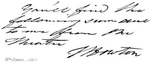 William Dowton (acteur) - English School