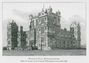 Wollaton Hall, Nottinghamshire (lithographie)