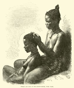 Femme et fille du Grand-Bassam, Côte d