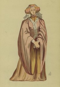Costume féminin du règne de Richard II